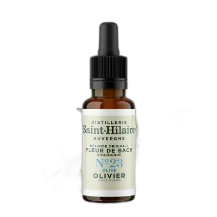 fleur de bach olivier n¬∞23 bio (olive) - 20 ml