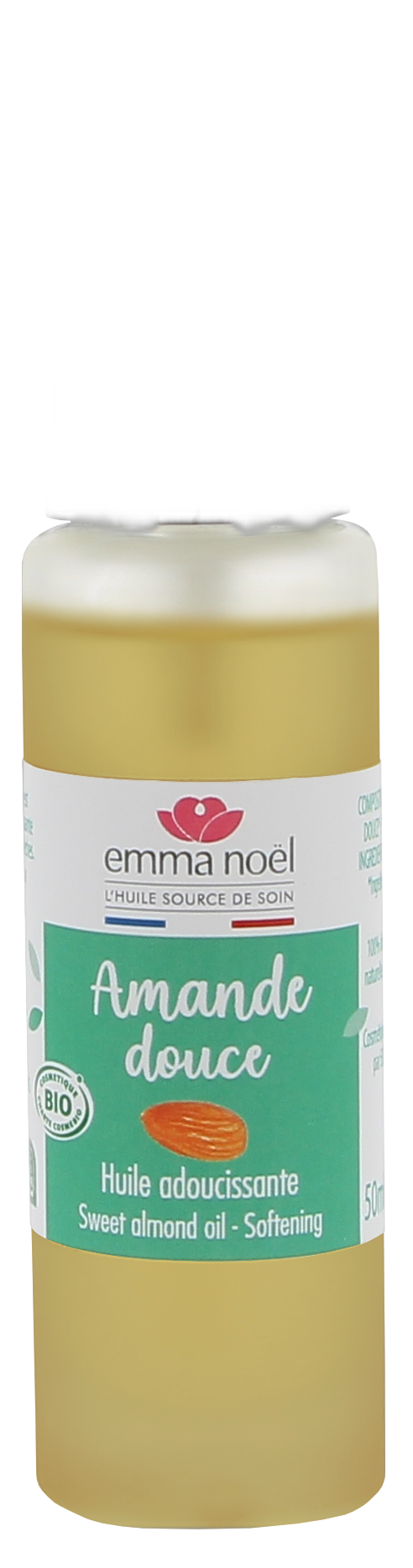 Huile vierge d'amande douce bio - 50 mL