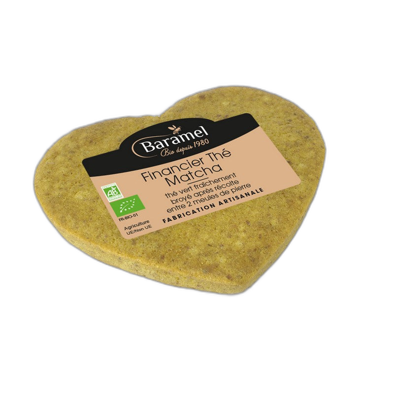 Financier aux amandes et thé vert matcha du japon bio - 70 g