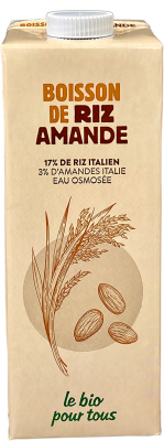 Boisson de riz amandes origine italie - 1L