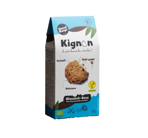 Biscuits chocolat coco bio (anti gaspi) - 150 g