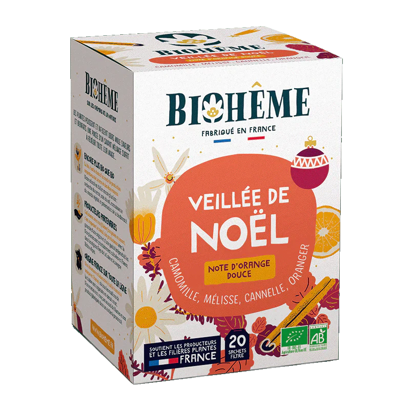 Infusion Veillée de Noël bio - 20 infusettes