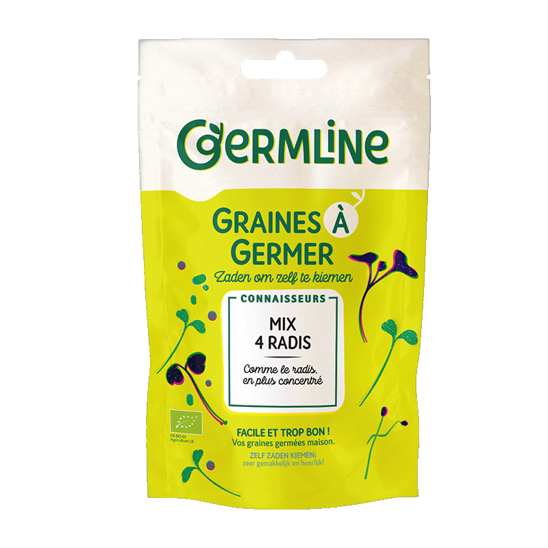 Graines à germer mix 4 radis bio (origine Italie) - 100 g