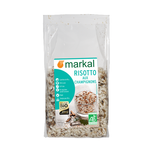Risotto aux champignons bio - 270 g