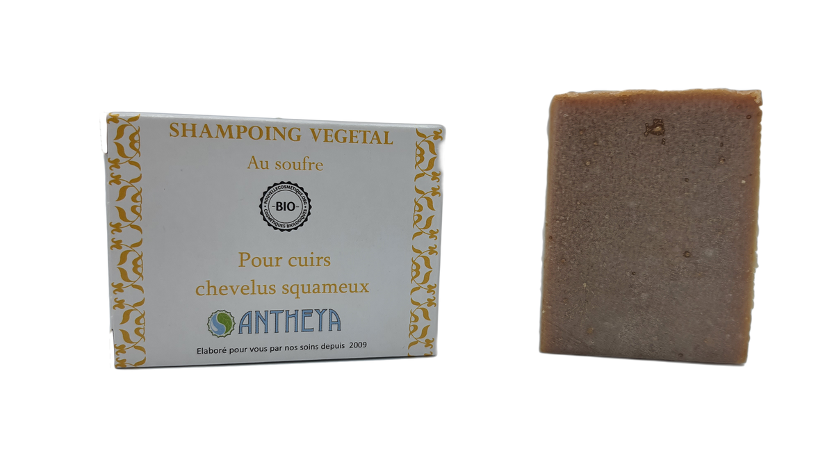 Shampoing solide au soufre - cuir chevelu squameux (boîte) - 100 g