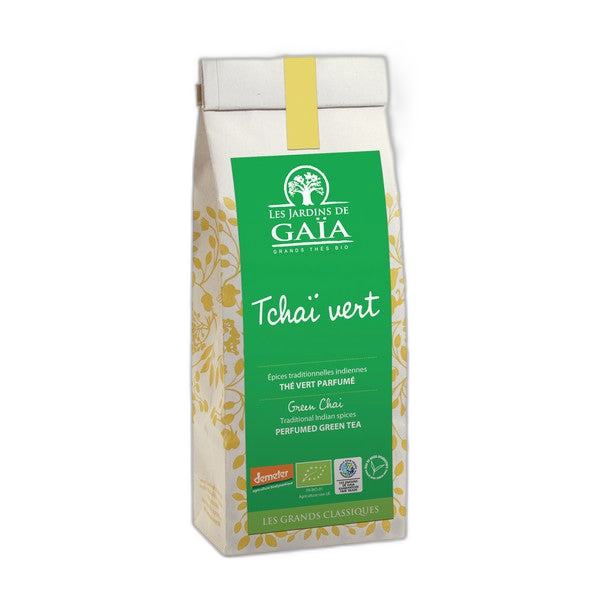 Thé vert chaï bio (épices indiennes) - 100 g
