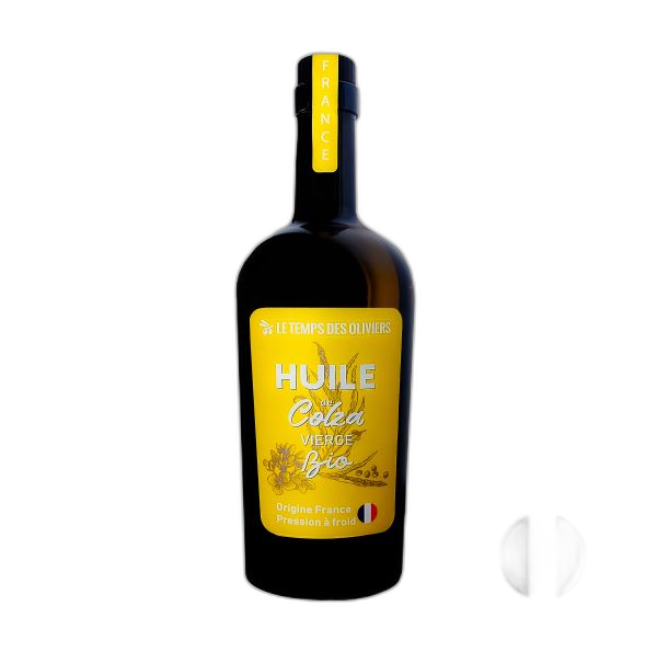 Huile vierge de colza bio (origine France) - 75 cL