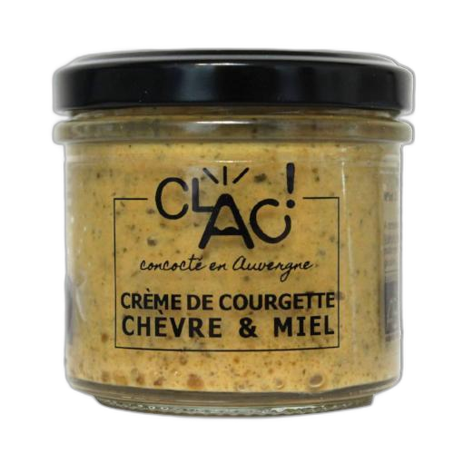 Crème de courgette chèvre et miel bio - 100 g