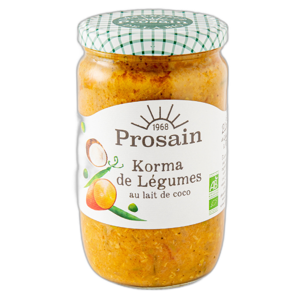 Korma de légumes bio - 680 g