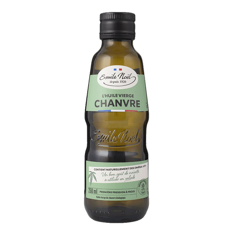 Huile vierge de chanvre France bio - 250 ml