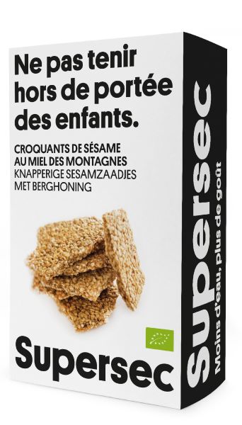 Croquant de sésames au miel des montagnes bio - 130 g