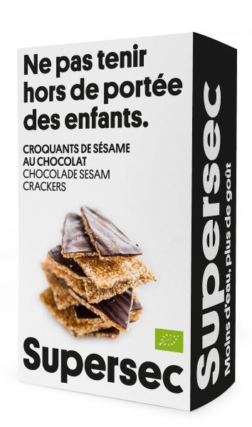 Croquants de sésames au chocolat bio - 110 g