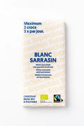 Tablette chocolat blanc au sarrasin bio équitable - 70 g