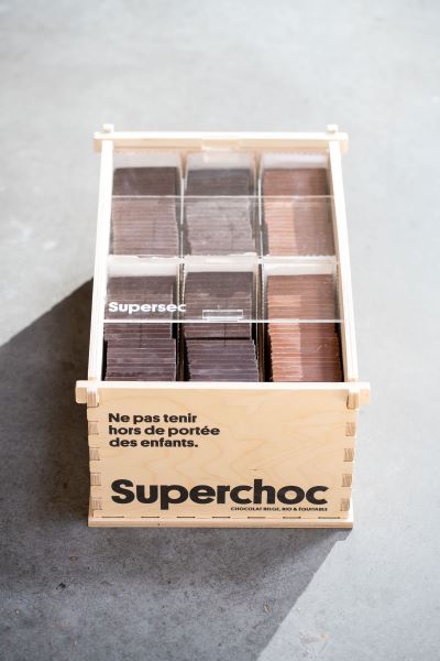 Display vide pour chocolat vrac - Pour 6x25 tablettes