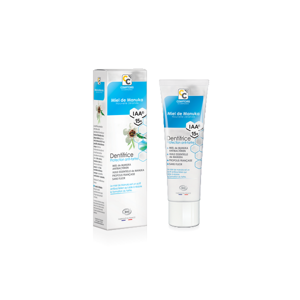 Dentifrice anti-tartre au miel de manuka iaa15+ - 75 ml