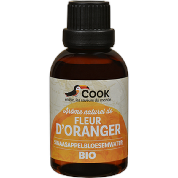 Arôme naturel bio de fleur d'oranger - 50 mL