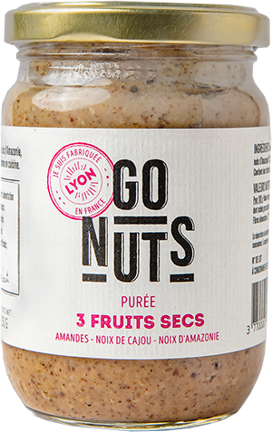 Purée 3 fruits secs bio - 250 g
