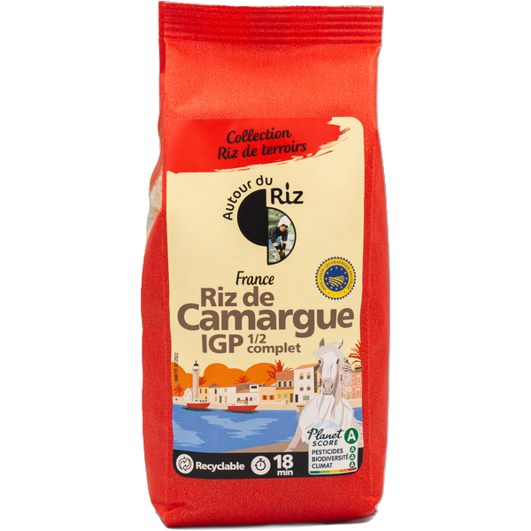 Riz de camargue bio igp  1/2 complet (origine France) - 400 g