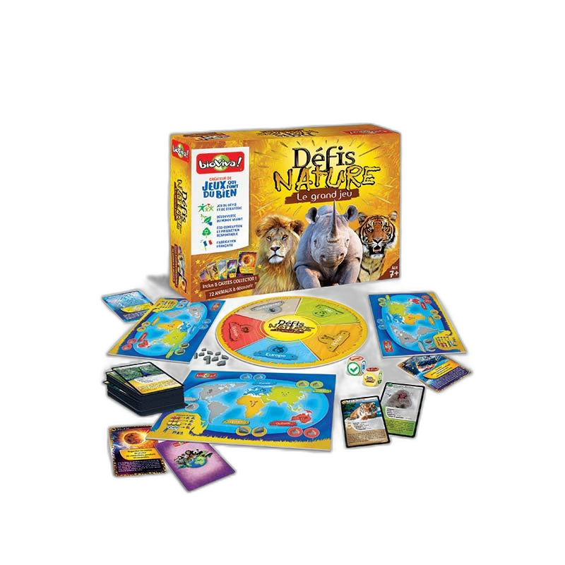 Le grand jeu d√©fis nature avec cartes collector