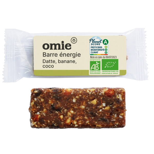 Barre énergie banane coco bio - 35 g