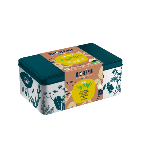 Boîte métal naturo - 20 infusettes