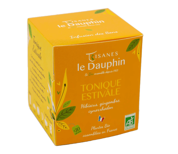 Infusion bio tonique estivale - 20 infusettes