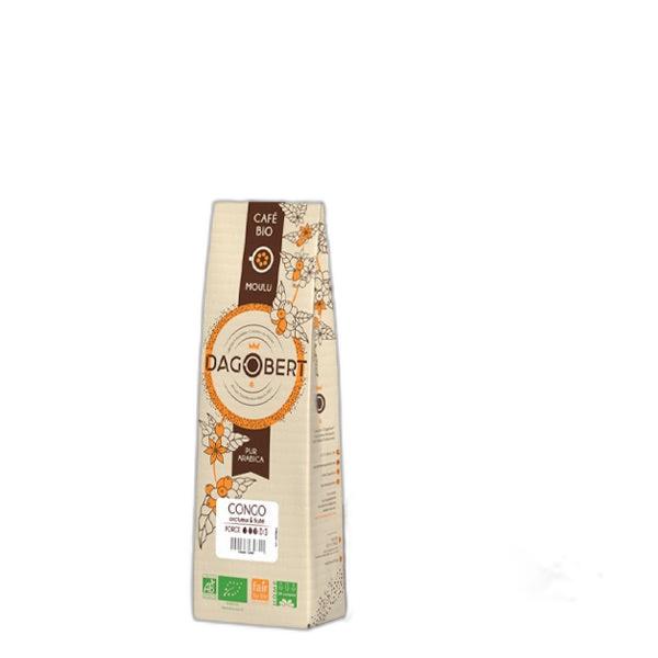 Congo kivu 100% arabica, bio et √©quitable - moulu/filtre  - 250 g