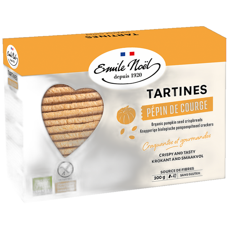 Tartines sans gluten courge bio - 200 g