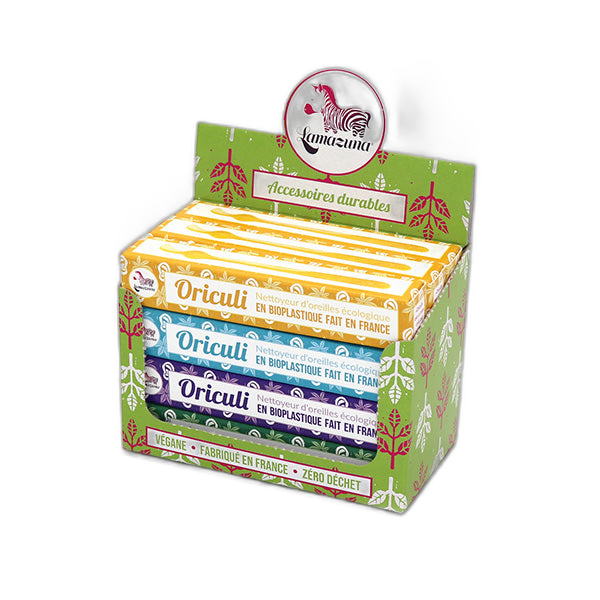 Oriculi en bioplastique (prèt à vendre multi-couleurs)