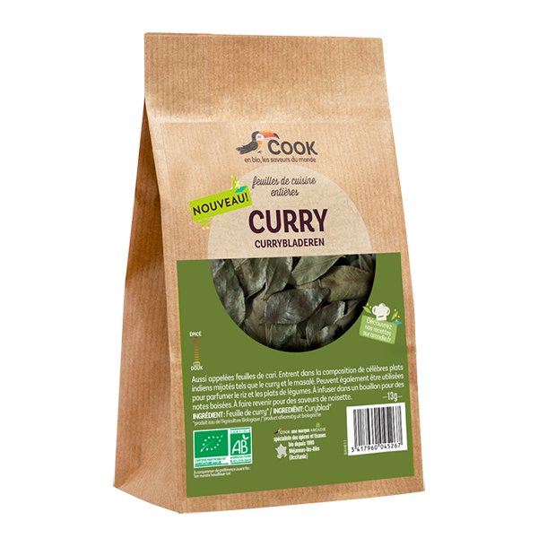 Curry en feuilles bio (origine Sri Lanka) - 13 g
