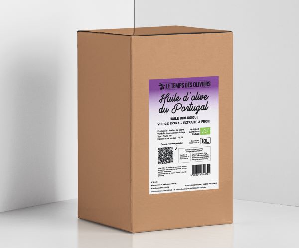 Huile d'olive vierge extra fruitée vert bio Vrac (origine Portugal) - 10 L