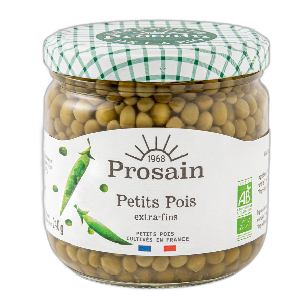 Petits pois extra-fins bio - 345 g