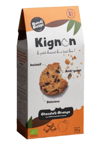 Biscuits chocolat orange bio (anti gaspi) - 150 g