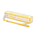 Oriculi en bioplastique jaune