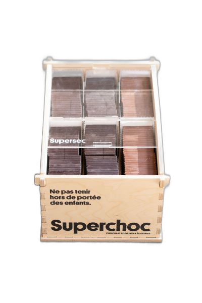 Display vide pour chocolat vrac - Pour 6x25 tablettes