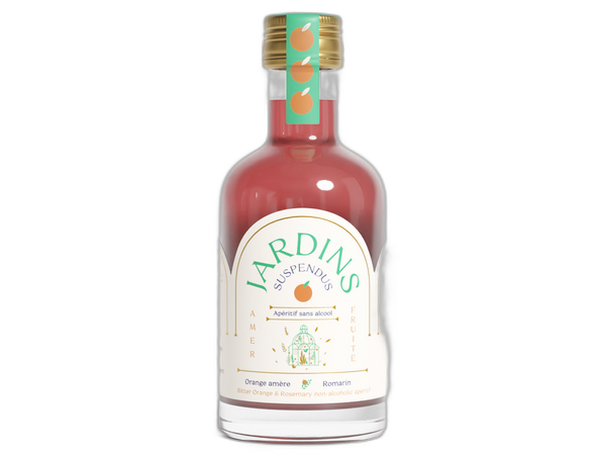 Apéritif sans alcool bio jardins suspendus (orange amère & romarin) - 20 cL