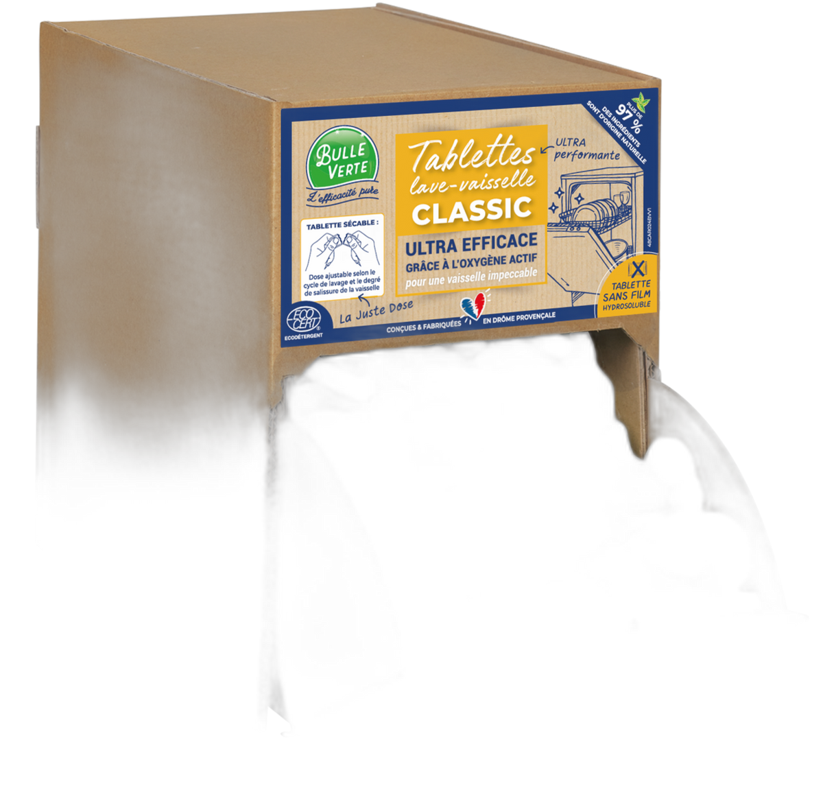 Tablettes lave vaisselle classic (8kg) Vrac - 500 tablettes