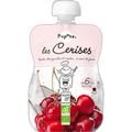 Gourde compote cerise bio - 120 g