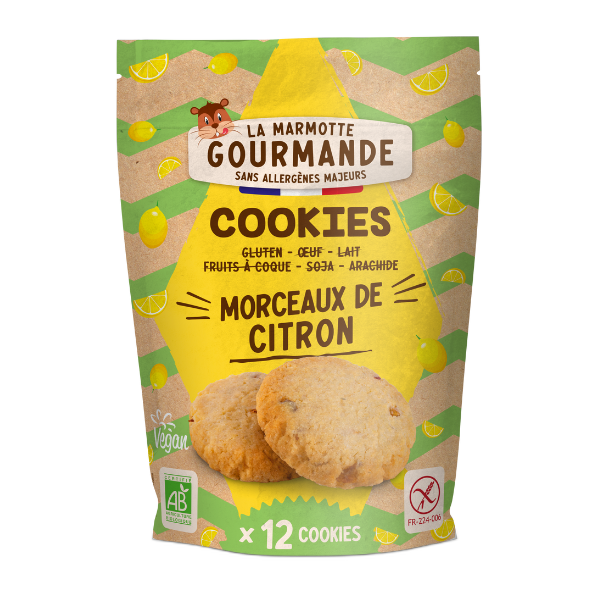 Cookies citron sans allergène - 150 g