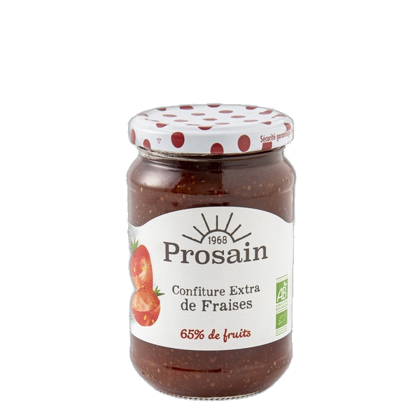 Confiture extra de fraises 65 % de fruits - 350 g