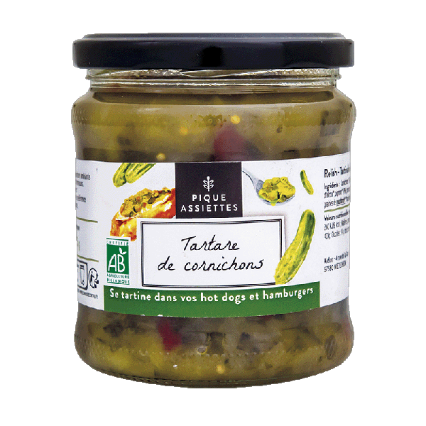 Tartare de cornichons bio - 325 g