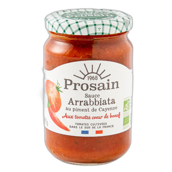 Sauce arrabbiata bio (coeur de boeuf et piment de cayenne) - 295 g