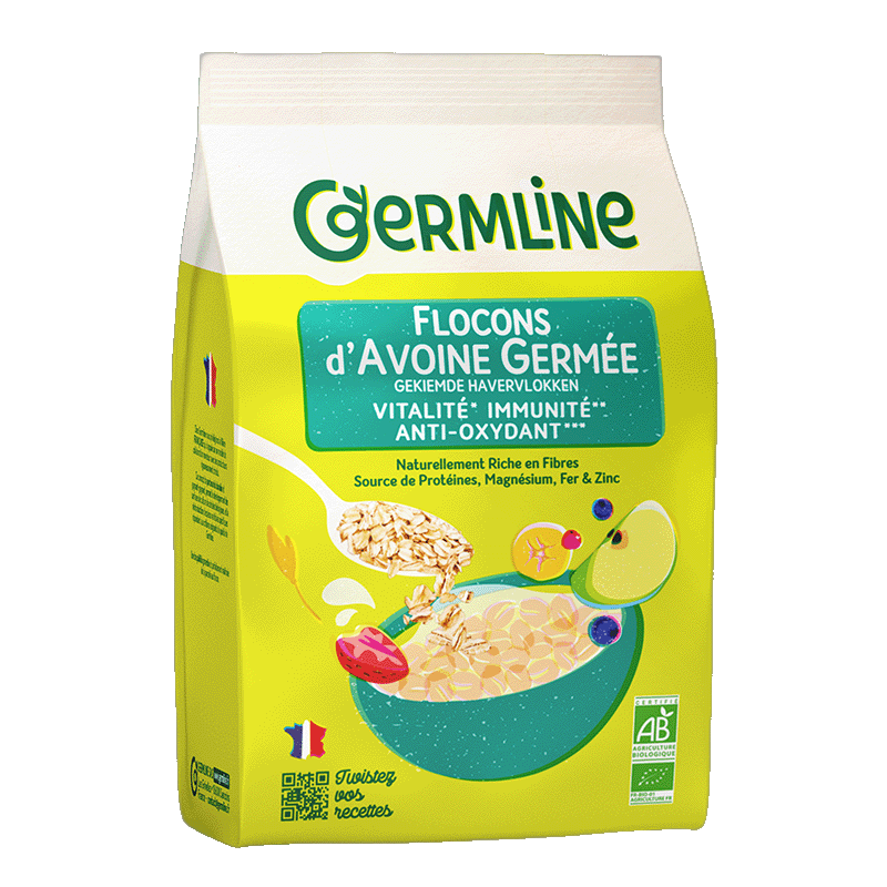 Flocons avoine germée bio - 350 g