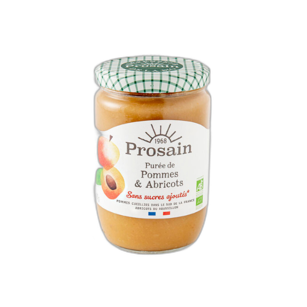 Purée de pommes & abricots bio - 620 g