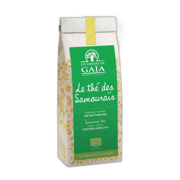 Thé vert bio des samouraï (gingembre verveine) - 100 g