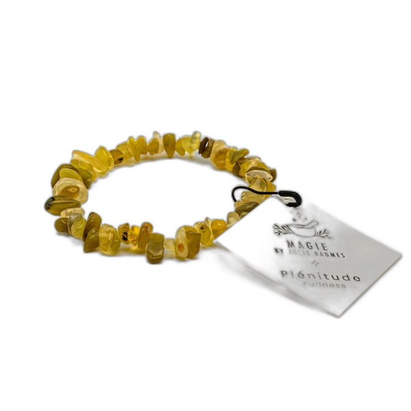 Bracelet pl√©nitude opale jaune