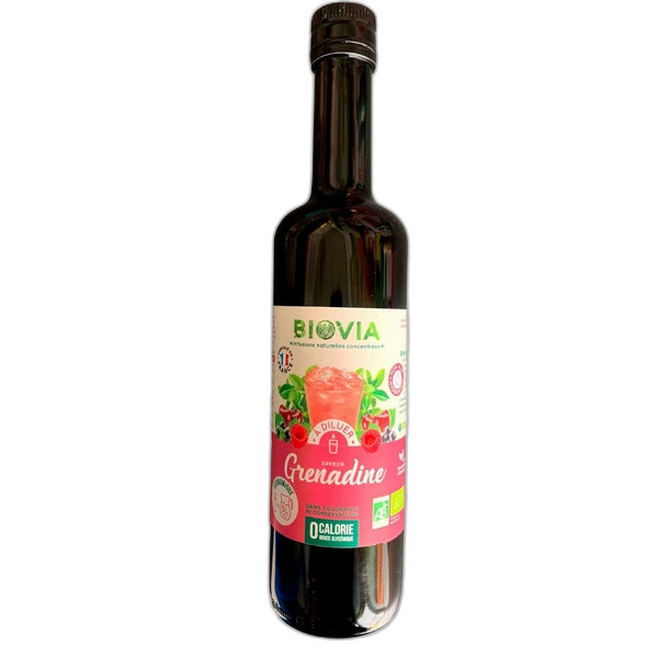 Infusion stévia grenadine bio (à diluer comme un sirop) - 50 cL