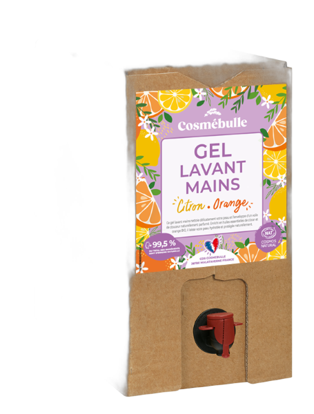 Gel lavant mains citron orange Vrac - 1 kg