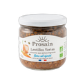 Lentilles vertes cuisinées aux petits légumes bio et sans sel ajouté - 345 g