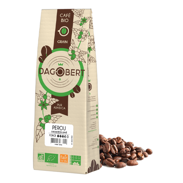 P√©rou 100% arabica, bio et √©quitable - grains - 1 kg